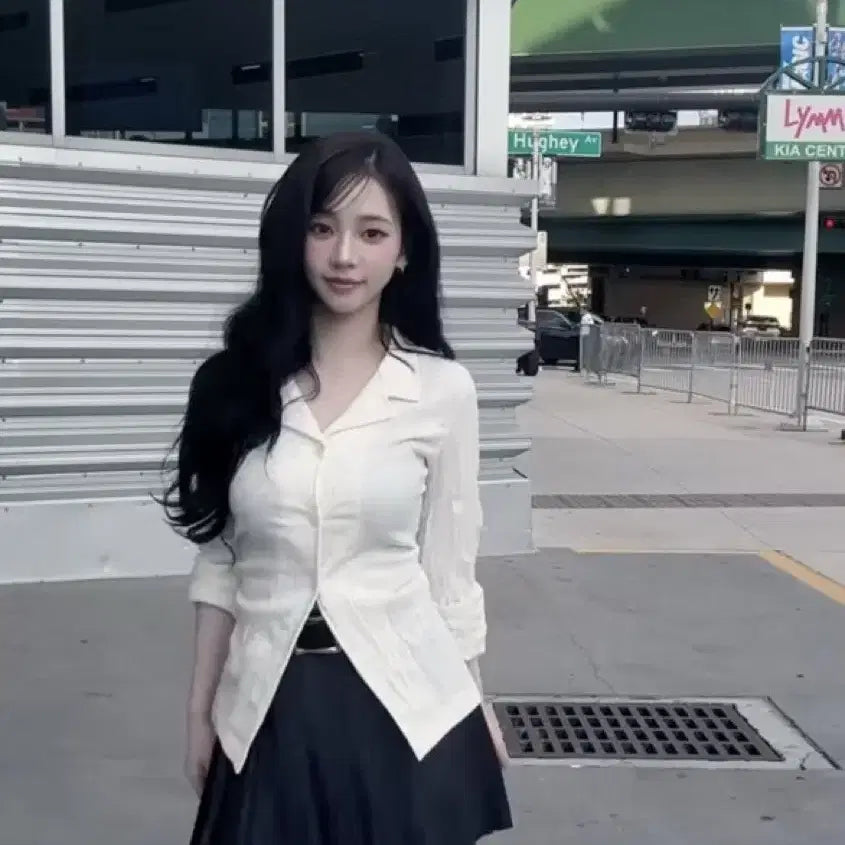 [BUNJANG] Miloumont Karina Shirt Blouse / 밀로우먼 카리나 셔츠 블라우스