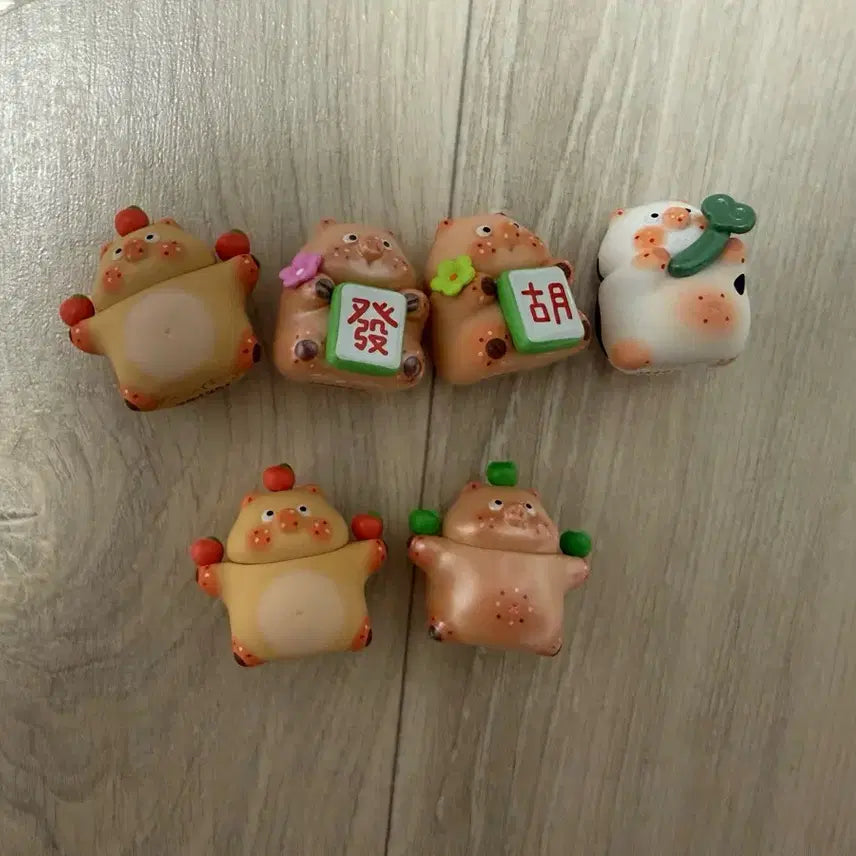 [BUNJANG] Pig Character Ornament Set Figurines / 돼지 캐릭터 장식품 세트 피규어