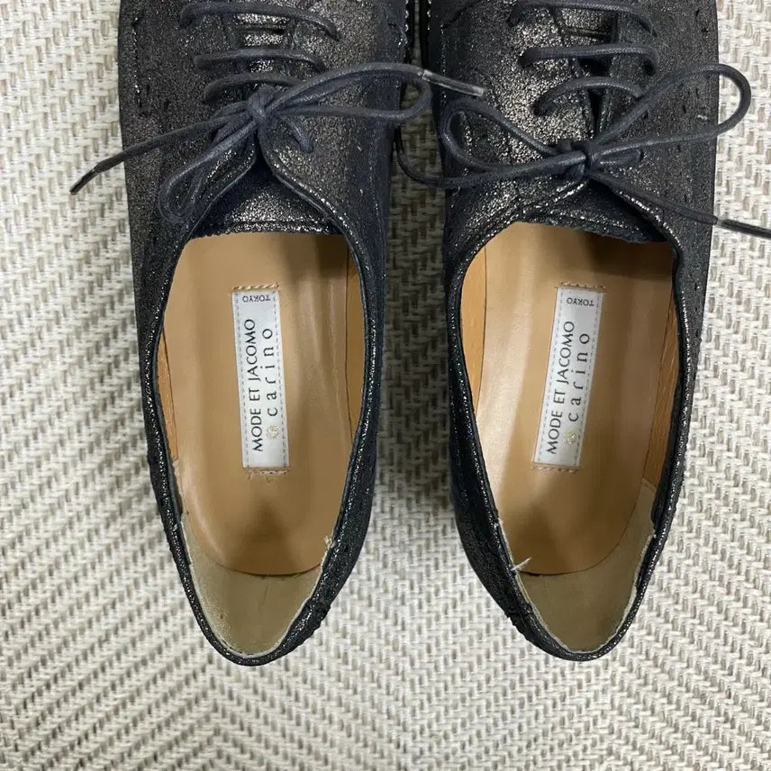 [BUNJANG] MODE ET JACOMO Carino Metallic Oxford Loafers / MODE ET JACOMO carino 도쿄 메탈릭 옥스포드 로퍼