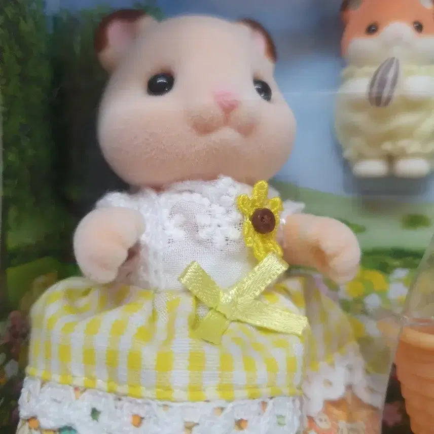 [BUNJANG] Sylvanian Families Hamster Family Triplets Set (Sealed) / 실바니안 햄스터가족 햄스터 세쌍둥이 미개봉