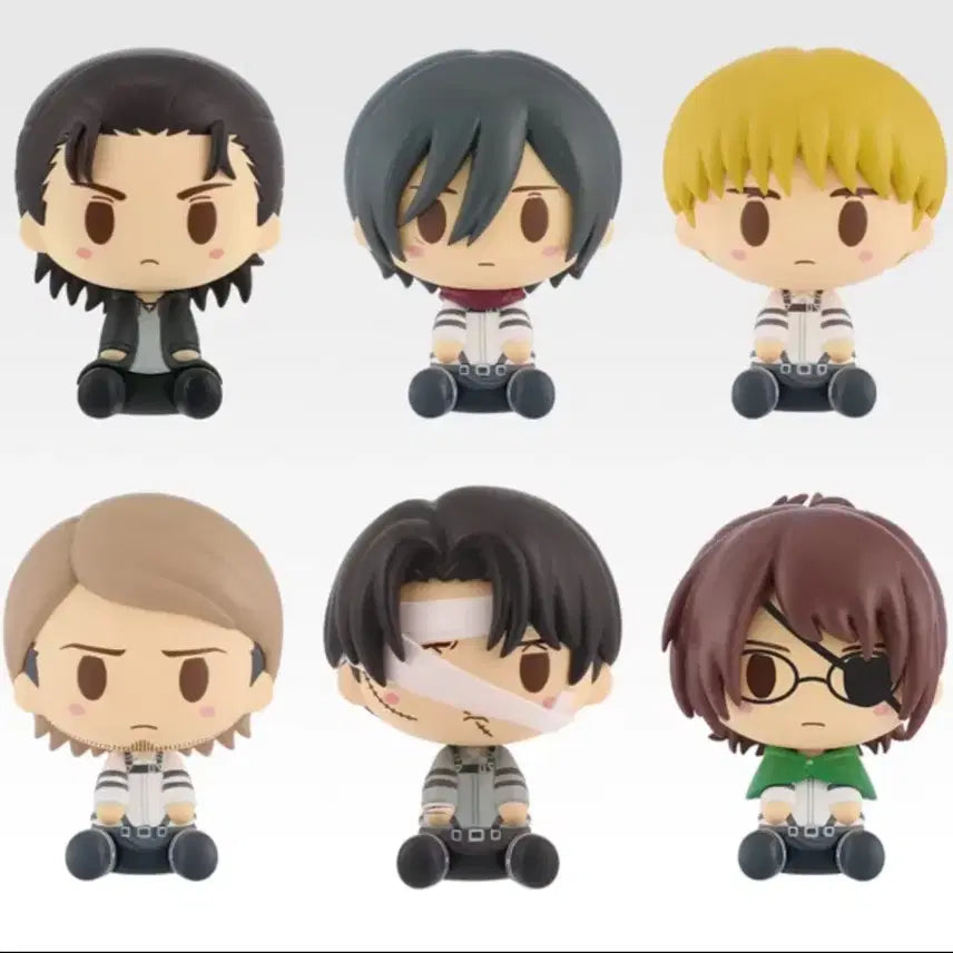 [BUNJANG] Attack on Titan Choconoko Full Set (10 types) / 진격의거인 진격거 각자의결의 h상 I상 리바이 초코노코 풀세트 10종