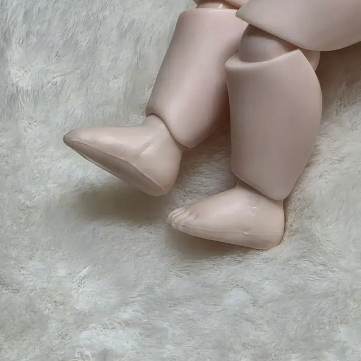 [BUNJANG] Blind Doll Compatible Body (Short Body) with Pink Romper Set / 블라인드돌(랜덤구관) 호환 바디 (숏바디)