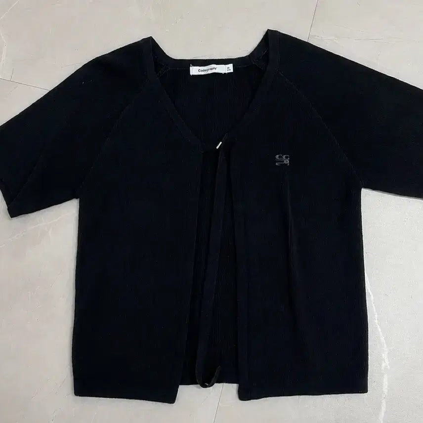 [BUNJANG] Code:Graphy Short Sleeve Cardigan / 코드그라피 반팔 가디건 새상품