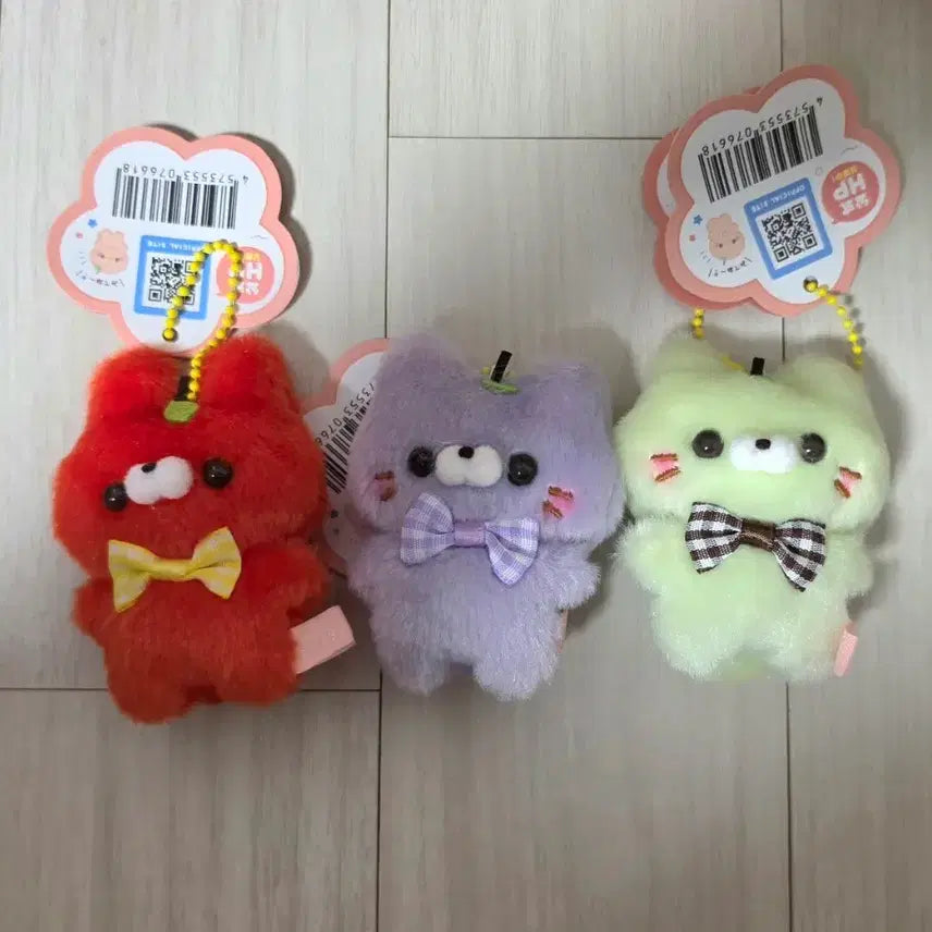 [BUNJANG] Sukutto Touch-san Plush Keyring Bundle Set / 스쿳토탓치상 인형키링 4개 일괄