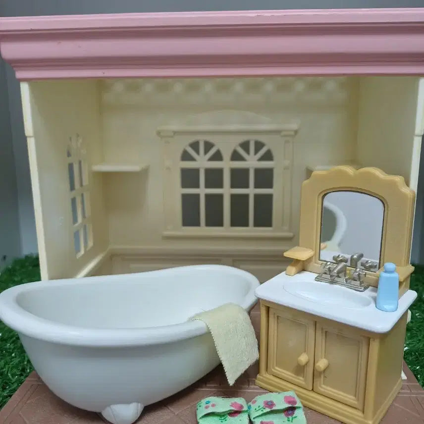 [BUNJANG] Sylvanian Families Bathroom Accessories Set (Excluding House) / 실바니안 욕실 세트(건물제외)