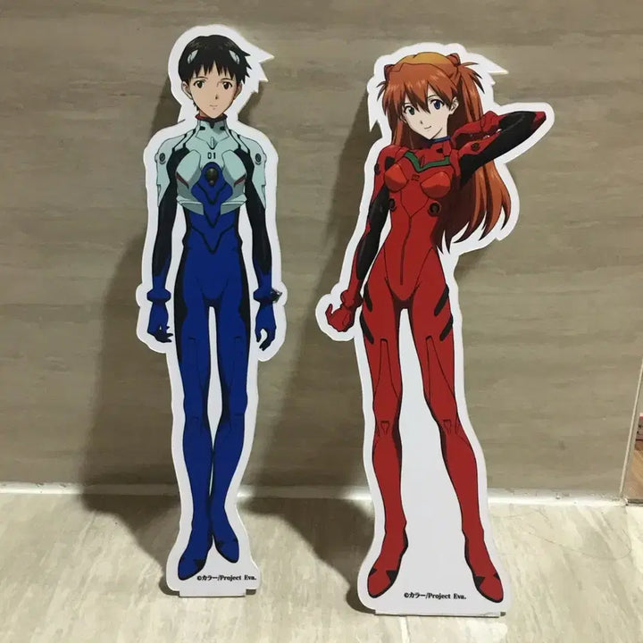 [BUNJANG] Evangelion Mahagrid Shinji Asuka Life-Sized Standee Bundle Set / 에반게리온 마하그리드 신지 아스카 등신대 일괄