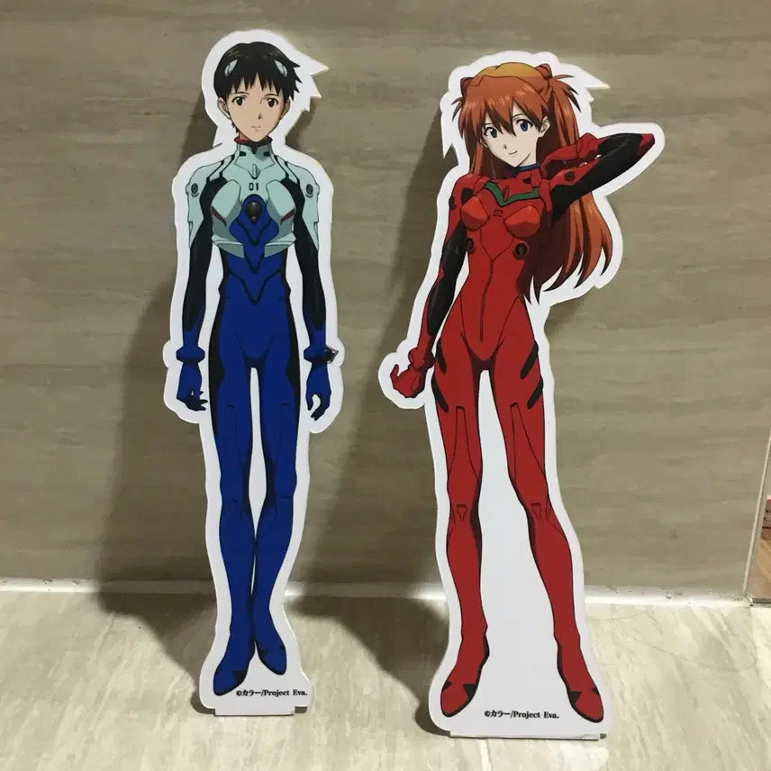 [BUNJANG] Evangelion Mahagrid Shinji Asuka Life-Sized Standee Bundle Set / 에반게리온 마하그리드 신지 아스카 등신대 일괄