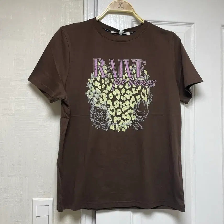 [BUNJANG] RAVE Leopard T-Shirt / 레이브 레오파드 티셔츠 @새옷
