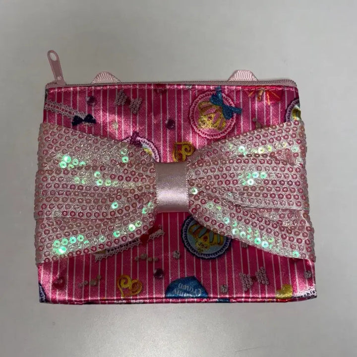 [BUNJANG] Aikatsu! Dreamy Crown Puchi Gumi Ribbon Pouch / 아이카츠 드리미 크라운 푸치구미 부록 리본 파우치 아이엠스타
