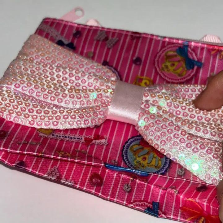[BUNJANG] Aikatsu! Dreamy Crown Puchi Gumi Ribbon Pouch / 아이카츠 드리미 크라운 푸치구미 부록 리본 파우치 아이엠스타