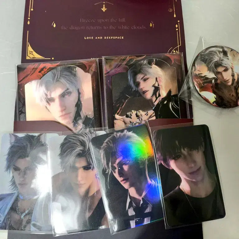 [SOLD OUT] 러브앤딥스페이스 럽딥 럽앤딥 진운 뱃지 백야 홀로그램 포토카드