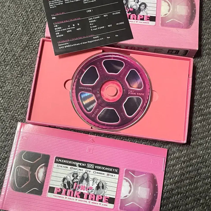 [BUNJANG] f(x) Pink Tape Album / f(x) 에프엑스 핑크 테이프 팝니다. fx pink tape