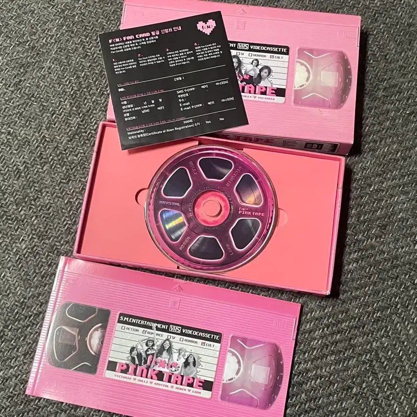 [BUNJANG] f(x) Pink Tape Album / f(x) 에프엑스 핑크 테이프 팝니다. fx pink tape