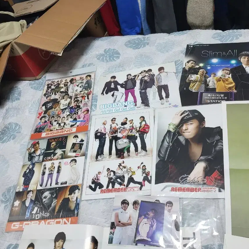 [BUNJANG] BIGBANG Rare Poster &amp; Note Bundle Set / 빅뱅 희귀 포스터및 노트 굿즈 일괄