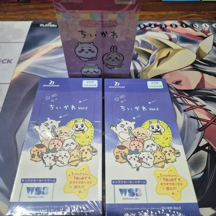 [BUNJANG] Chiikawa Weiss Schwarz 1st &amp; 2nd Edition Unsealed Box Bundle Set / 일판 치이카와 바이스브라우 1탄, 2탄 미개봉 박스 일괄 판매