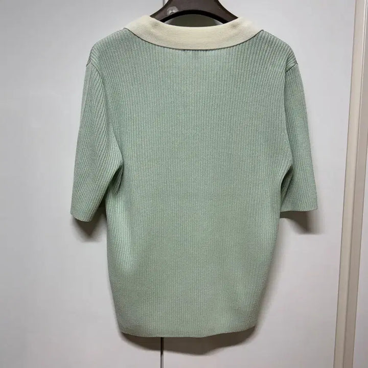 [BUNJANG] SPAO Collar Short Sleeve Knit Mint M / SPAO 카라 반팔 니트 민트 M