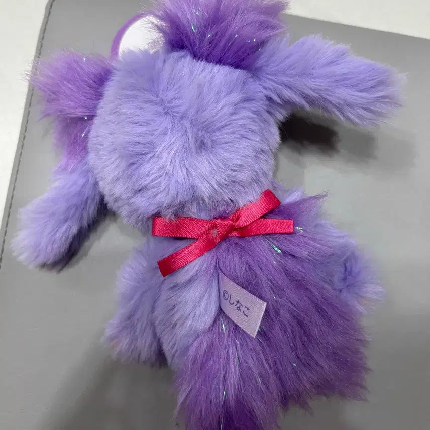 [BUNJANG] Monchhichi x Sinaco Limited Edition Keychain (Purple) / 몬치치 시나코 콜라보 한정판 키체인