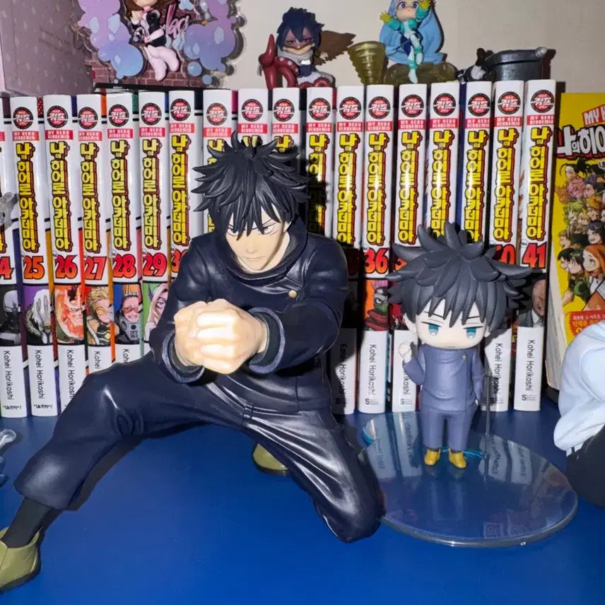 [BUNJANG] Jujutsu Kaisen Megumi Maxmatic &amp; Umbrella Figure Bundle / 택포 4.5) 주술회전 메구미 맥시매틱, 우산 피규어, 포토 카드 일괄