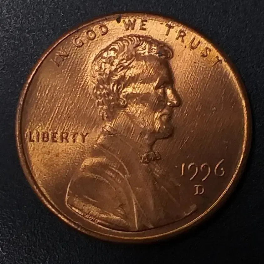 [BUNJANG] 1996 US 1 Cent Coin (Unused) / [미사용] 1996년 미국 1센트 동전 w1082