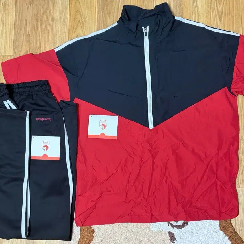 [BUNJANG] Wonjungyo Shooting Windbreaker Set (M Size) / M-size 원중고 슈팅바막+바지 풀세트