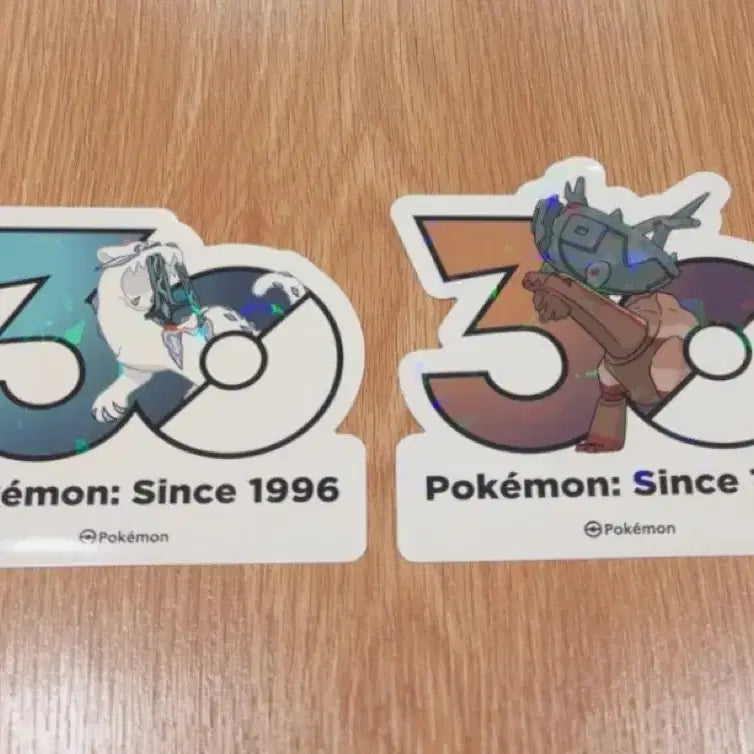 [BUNJANG] Paozen Dingru Set Pokémon 30th Anniversary Sticker / 총지엔 파오젠 딩루 세트 포켓몬 30주년 기념 스티커