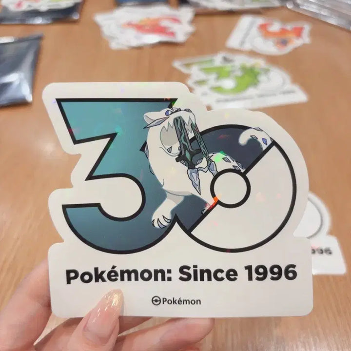 [BUNJANG] Paozen Dingru Set Pokémon 30th Anniversary Sticker / 총지엔 파오젠 딩루 세트 포켓몬 30주년 기념 스티커