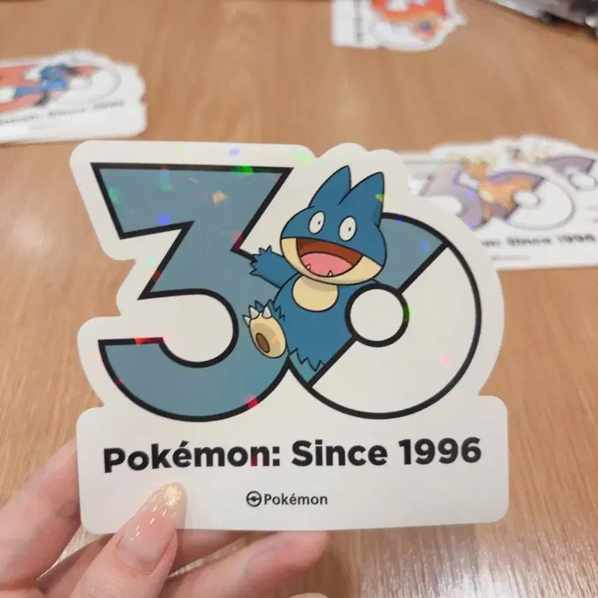 [BUNJANG] Snorlax 30th Anniversary Hologram Sticker / 먹고자 포켓몬 30주년 기념 스티커
