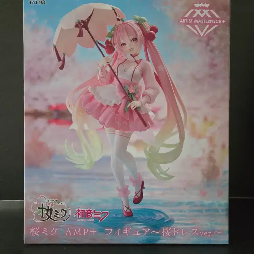 [BUNJANG] Taito Sakura Miku AMP+ Figure (Sakura Dress Ver.) / 타이토 사쿠라 미쿠 AMP+ 피규어 벚꽃 드레스Ver