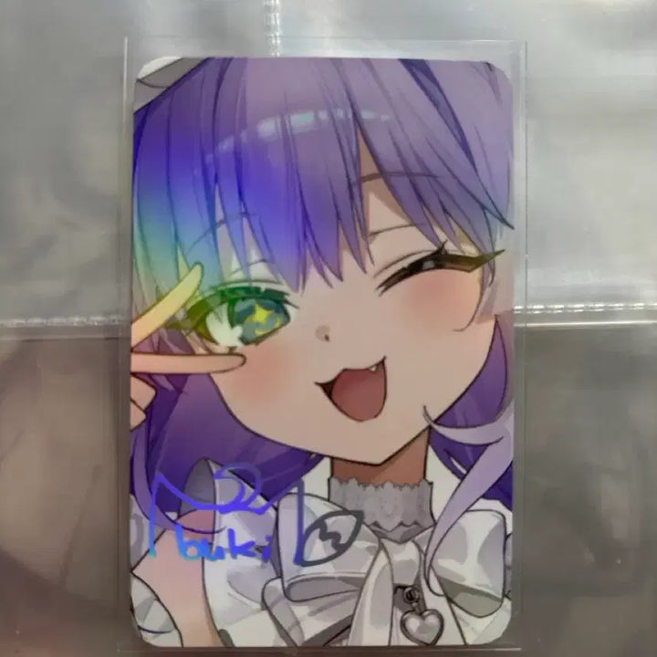 [BUNJANG] Stellive Tenko Shibuki Special Photocard White Haime / 택포 / 스텔라이브 화이트하임 텐코시부키 스페셜 포카