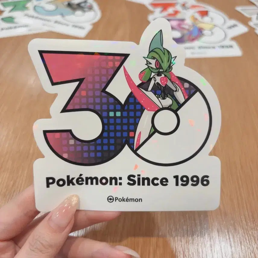 [BUNJANG] Iron-Free Mue-Mu-in Pokemon 30th Anniversary Sticker Set / 무쇠무인 포켓몬 30주년 기념 스티커