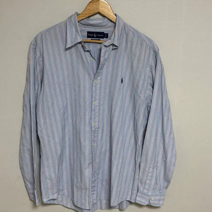 [BUNJANG] Ralph Lauren Custom Fit Striped Shirt / 랄프로렌 커스텀핏 스트라이프 셔츠 110사이즈 44-88