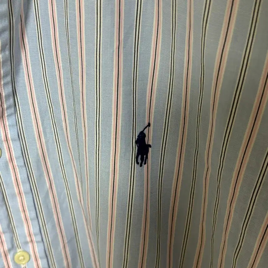 [BUNJANG] Ralph Lauren Custom Fit Striped Shirt / 랄프로렌 커스텀핏 스트라이프 셔츠 110사이즈 44-88