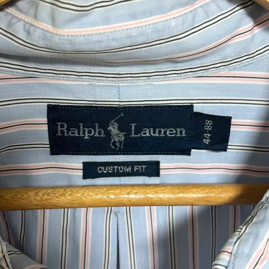 [BUNJANG] Ralph Lauren Custom Fit Striped Shirt / 랄프로렌 커스텀핏 스트라이프 셔츠 110사이즈 44-88