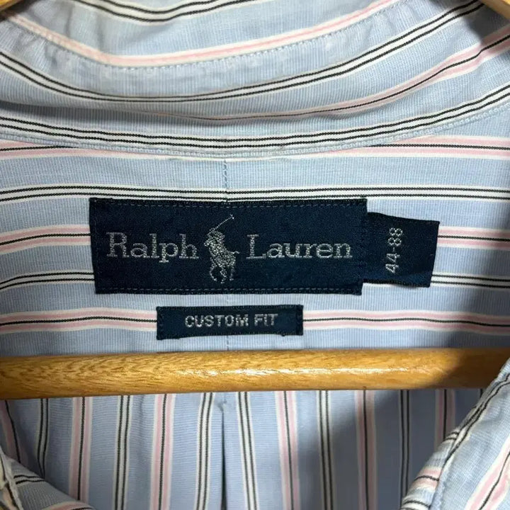 [BUNJANG] Ralph Lauren Custom Fit Striped Shirt / 랄프로렌 커스텀핏 스트라이프 셔츠 110사이즈 44-88