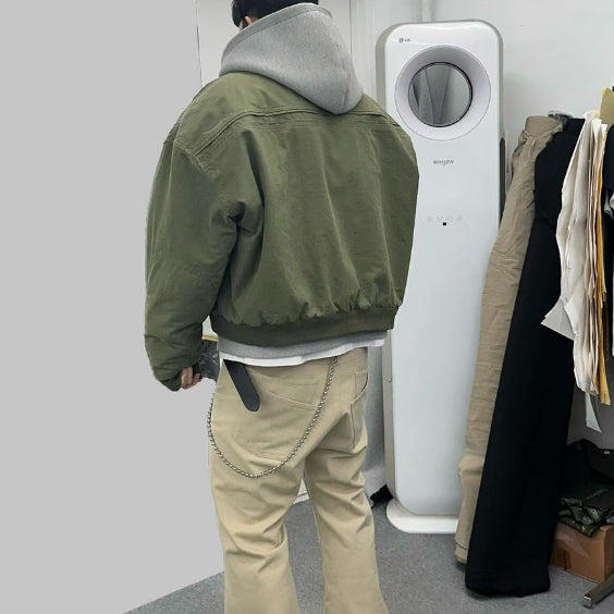 [BUNJANG] Nonnode Flare Beige Pants Size 3 (Altered) / 정품 / 논노드 플레어 베이지 / 3사이즈(수선)