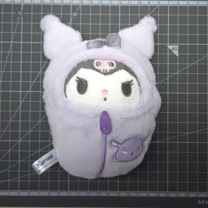 [BUNJANG] Sanrio Kuromi Sleeping Bag Mini Plush / [산리오] 침낭 미니 쿠로미 인형