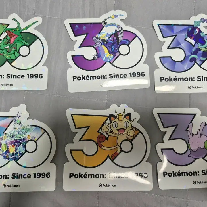 [BUNJANG] Pokemon 30th Anniversary Party Limited Random Sticker Set / 포켓몬 30주년 파티 랜덤 스티커 판매