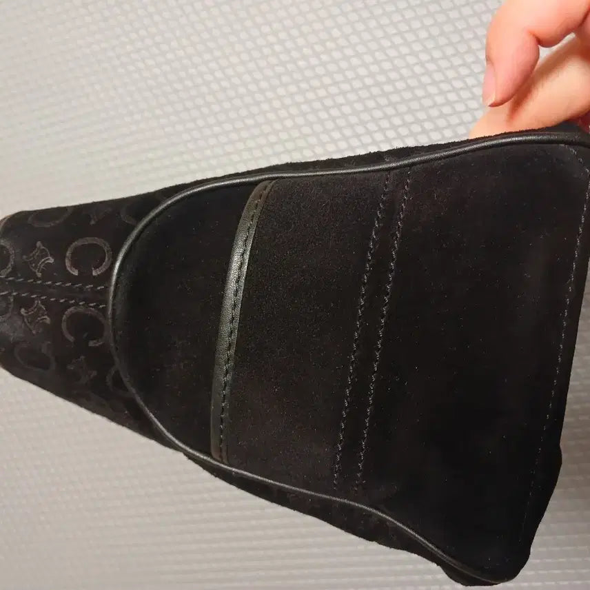 [BUNJANG] Celine Triomphe Canvas Tote Bag Black / 셀린느 트리오페 캔버스 토트백 블랙