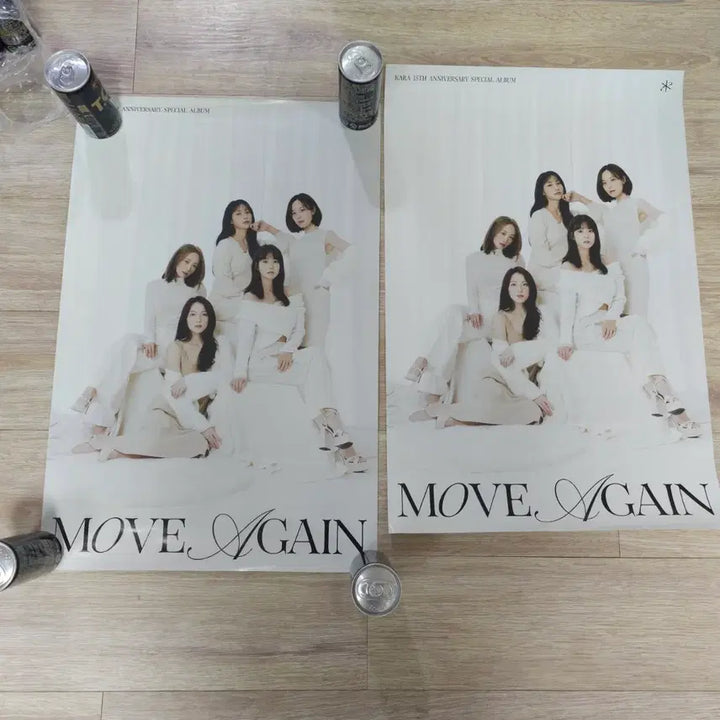 [BUNJANG] Kara Move Again Poster (2-Set) / 카라 move again (웬아뭅) 포스터 2장 일괄