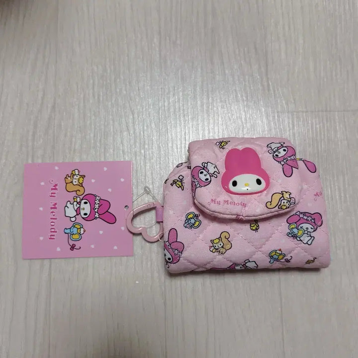 [BUNJANG] Sanrio My Melody Quilted Wallet / 산리오 모두의 퀼트 마이멜로디 지갑