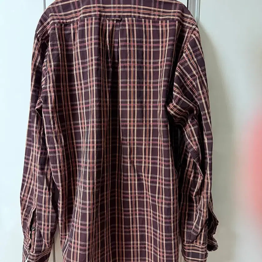 [BUNJANG] Burberry Brown Check Shirt / 버버리 브라운 체크 셔츠