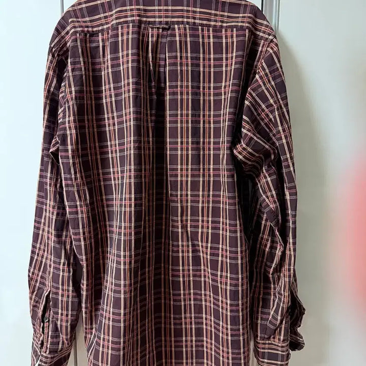 [BUNJANG] Burberry Brown Check Shirt / 버버리 브라운 체크 셔츠