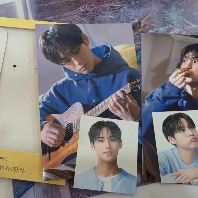 [BUNJANG] SEVENTEEN Mingyu Isaac Toast Photoset / 세븐틴 민규 아이작 토스트 포토세트