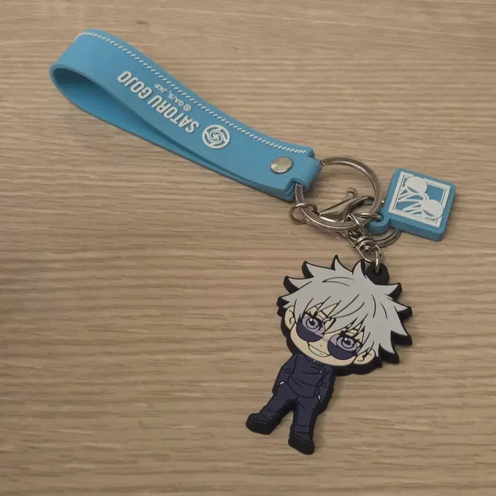 [BUNJANG] Jujutsu Kaisen Satoru Gojo Rubber Keychain / 주술회전)고죠 사토루 고무키링