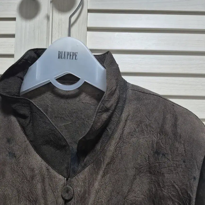 [BUNJANG] Brown Rayon Jacket with Unique Dyeing Pattern / 인견 자켓