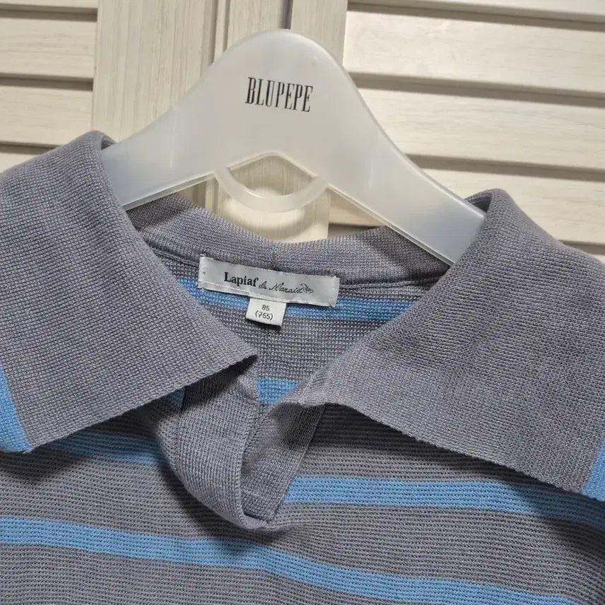 [BUNJANG] Lapial de Stockholme Striped Knit Sailor Collar Top / Lapial de Stockholme 스트라이프 니트