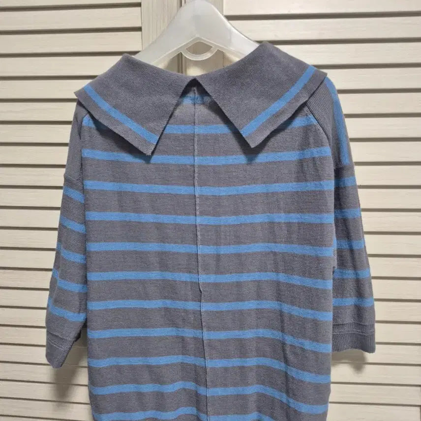 [BUNJANG] Lapial de Stockholme Striped Knit Sailor Collar Top / Lapial de Stockholme 스트라이프 니트