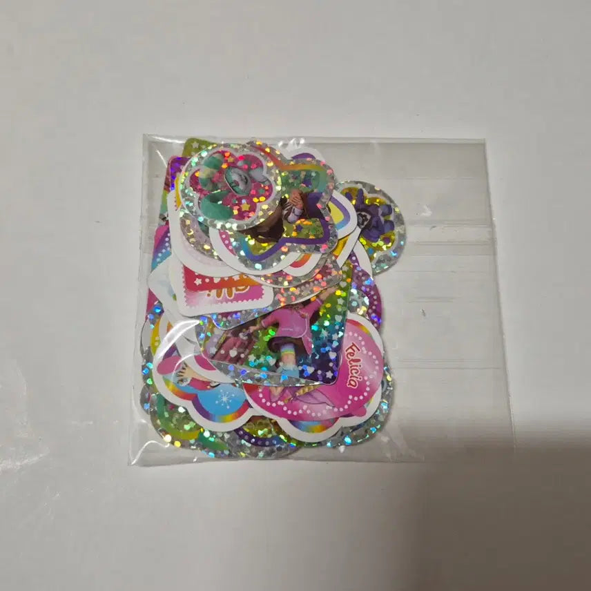 [BUNJANG] Retro Rainbow Ruby Stickers / 고전 레인보우 루비 스티커
