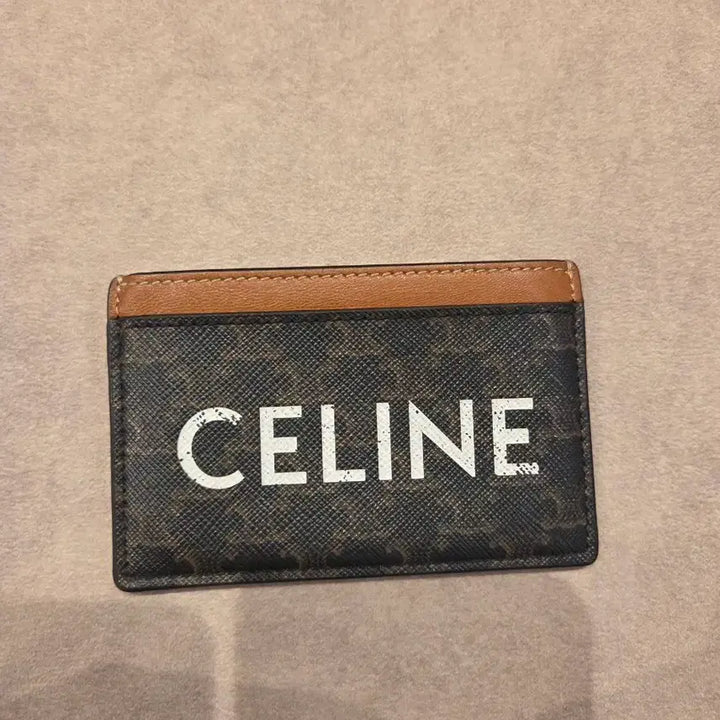 [BUNJANG] Celine Trio Triomphe Canvas Card Holder / [정품] 셀린느 트리오페 캔버스 카드 홀더 단품