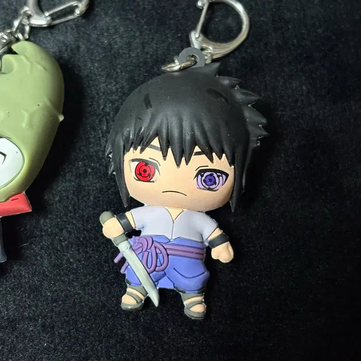 [BUNJANG] Naruto Sasuke Jetz Figure Keychain Set - 3D Backpack Clip Series / 사스케 제츠 피규어 키링 세트 3D 백클립 시리즈 나루토